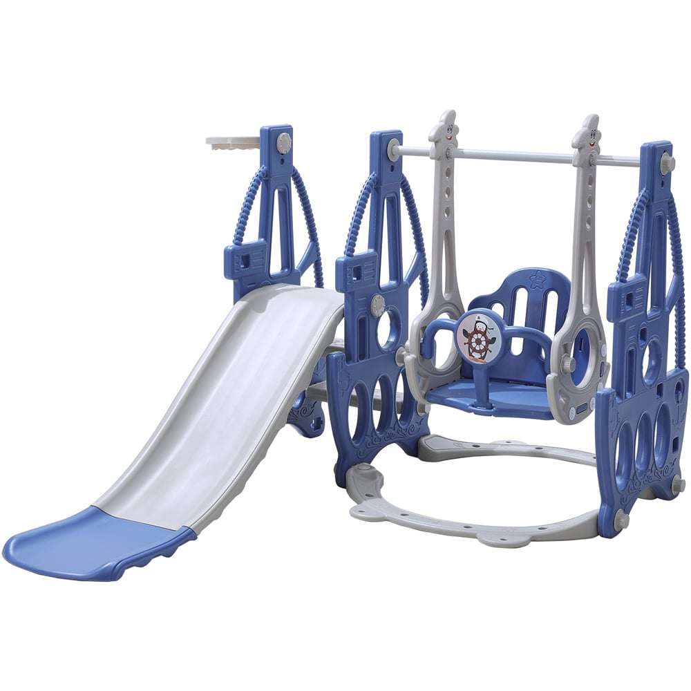 Living and Home 3 in 1 Kids Swing and Slide Set