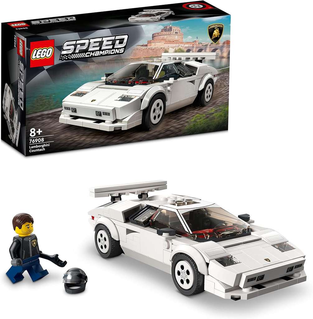 LEGO Speed Champions 76908 Lamborghini Countach Race Car Set/76917 - 2 Fast 2 Furious Nissan Skyline GT-R £13.99 - Free C&C