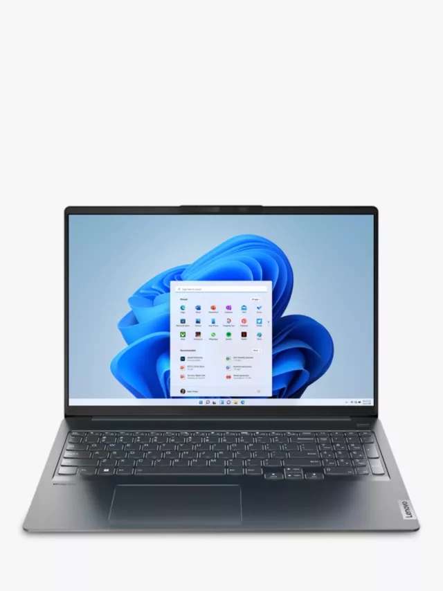 Lenovo IdeaPad 5 Pro Laptop, AMD Ryzen 5 6600HS, 16GB RAM, 512GB SSD, RTX 3050, 16" 2.5K 120Hz WQXGA+, Windows 11, Storm Grey, 2 Yr Warranty