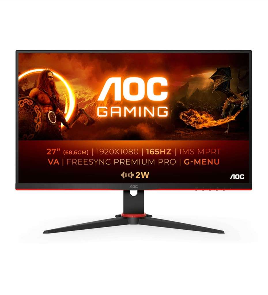 AOC 27G2SAE/BK 27" Full HD 165Hz Monitor