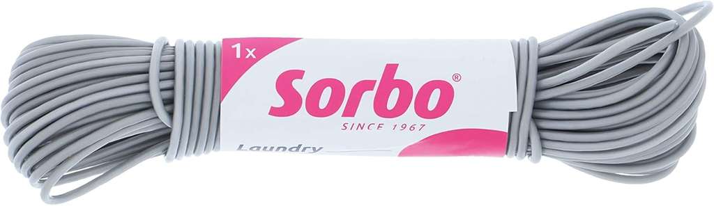 Sorbo Steel Core Clothes Line, 20 Metre Length Washing Line, Heavy Duty Core