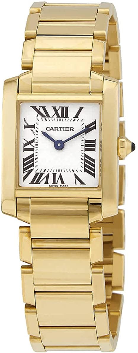 Cartier Tank Française Small 18kt Yellow Gold Quartz Ladies Watch WGTA0031