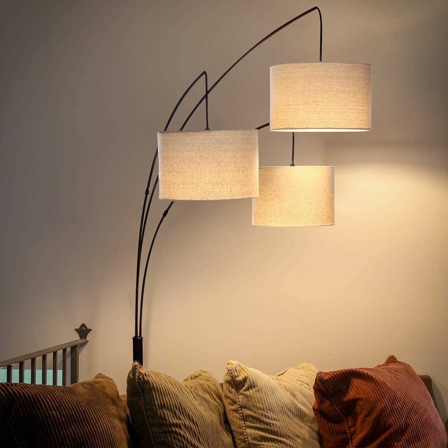 Brightech Trilage Arc Floor Lamp