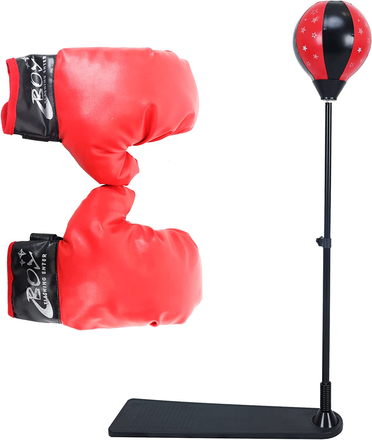 BalanceFrom Punching Bag with Base for Kids 3-10 Easy to Assemble with Boxing Gloves Brand: BalanceFrom