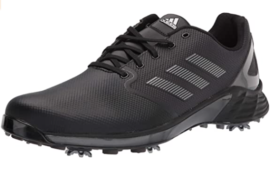 adidas Men's ZG21 Golf Shoe, Grey Tri/Silver Metallic/Bright Pink