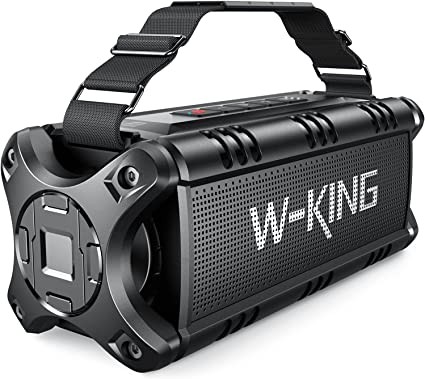 Bluetooth Speaker, Loud IPX6 Waterproof, Large Outdoor Portable Speaker Wireless, Suitable for Deep Bass/Bluetooth 5.0/Power Bank/30H Play Time/TF-Card/AUX/NFC/EQ